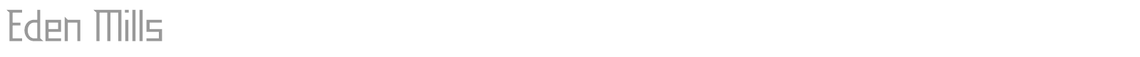 Eden Mills font preview